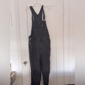 Free People Black We The Free Ziggy Denim Overalls